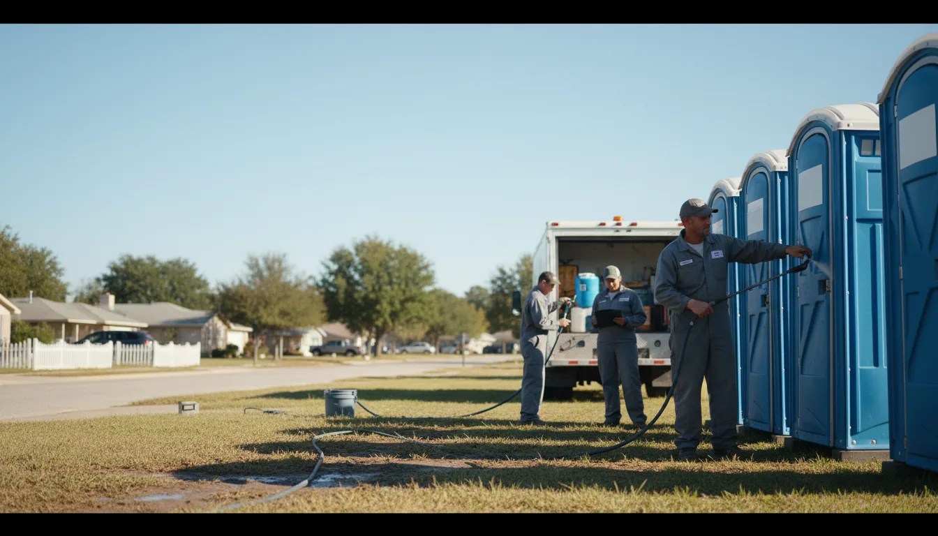 Long-Term Portable Toilet Rental in Fayetteville, AR near me